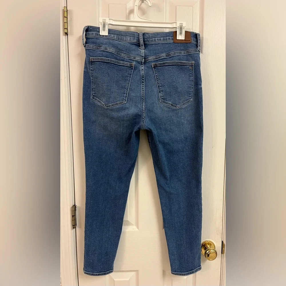 NWOT Madewell 9" Mid-Rise Skinny Crop Jeans: Button-Front TENCEL™ Denim Edition - Picture 7 of 12